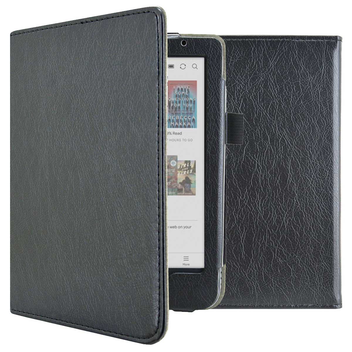 imoshion Vegan Leather Bookcase voor de Kobo Clara Colour / BW - Zwart