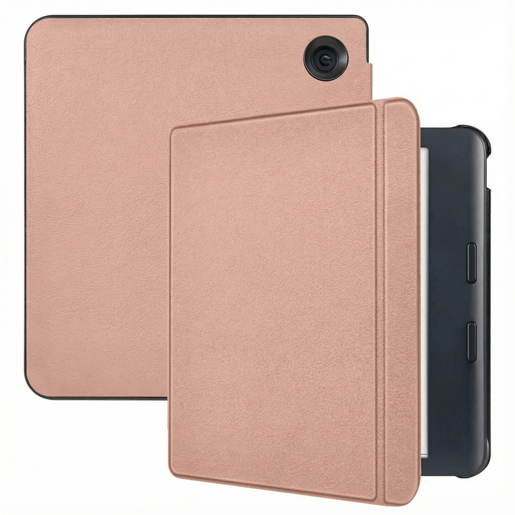 imoshion Slim Hard Case Bookcase voor de Kobo Libra Colour - Rosé Goud