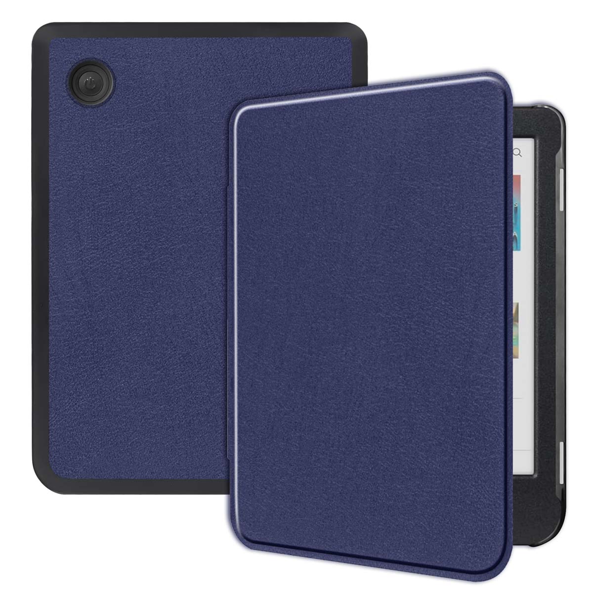 imoshion Slim Hard Case Bookcase voor de Kobo Clara Colour / BW - Donkerblauw