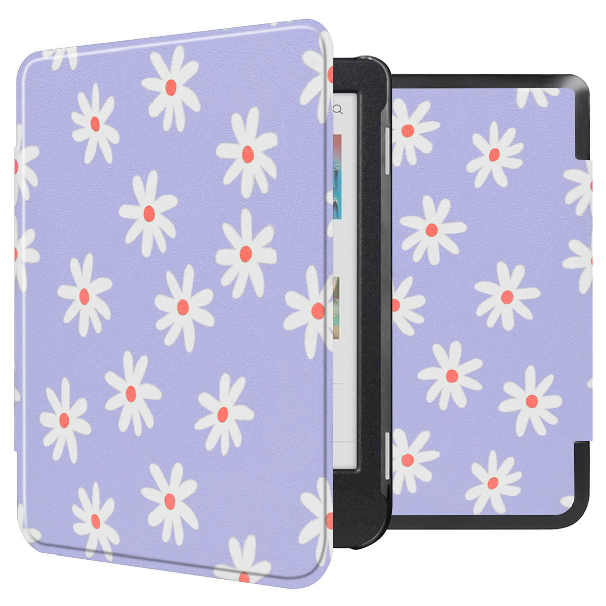 imoshion Design Slim Hard Case Sleepcover Kobo Clara Colour / BW - Flowers Distance