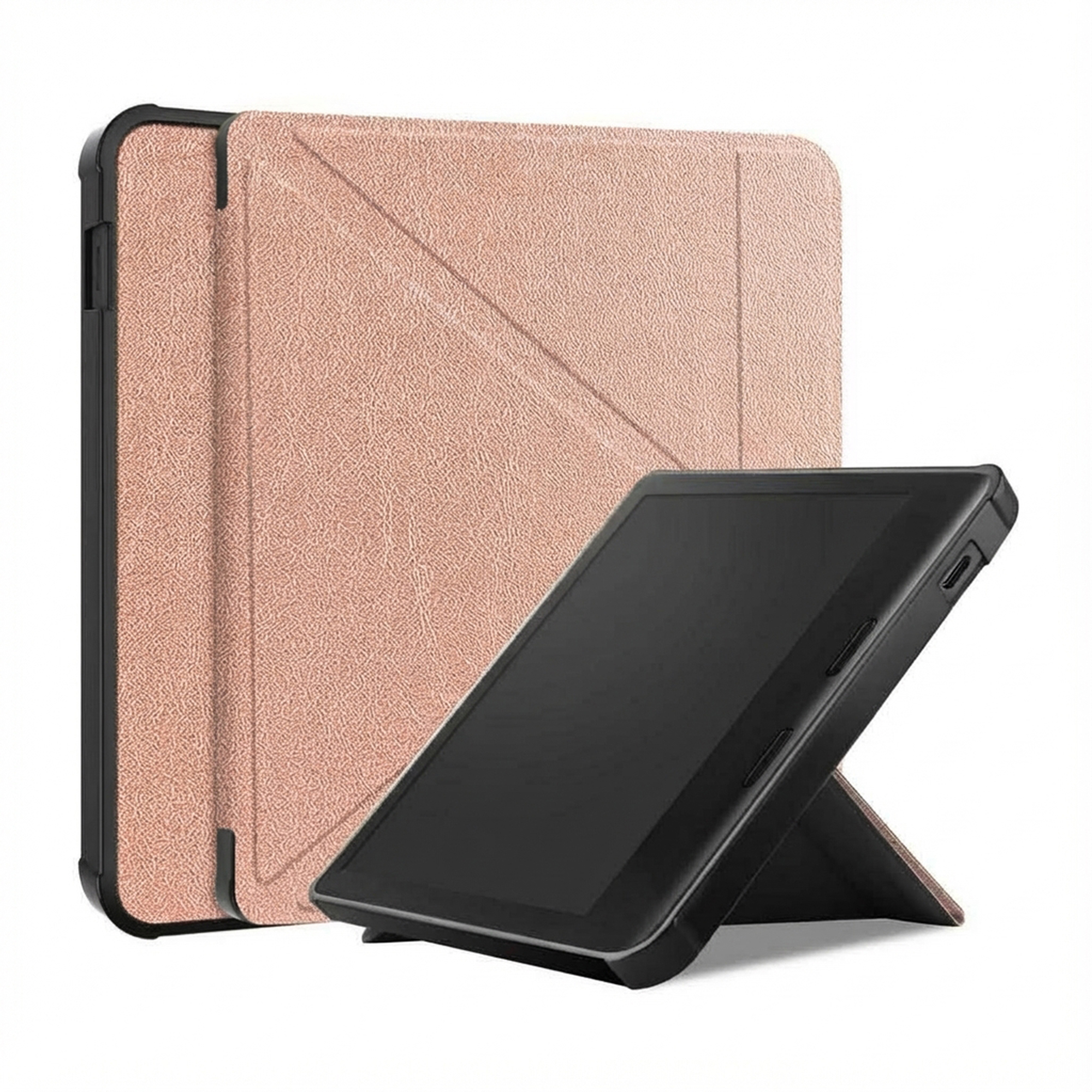 imoshion Vouwbare Bookcase voor de Kobo Libra Colour - Rosé Goud