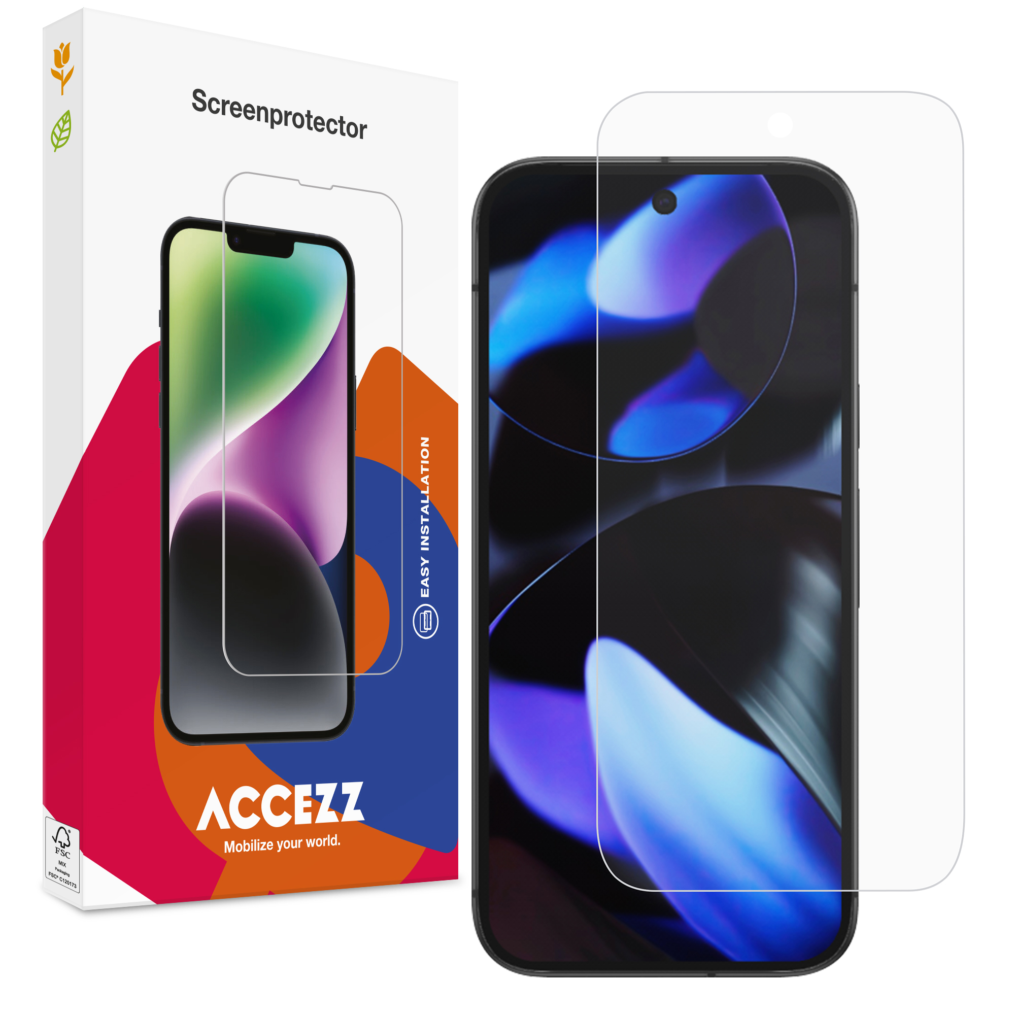 Accezz Protection d'écran en verre trempé Google Pixel 11 / 11 Pro / 10 / 10 Pro / 9 / 9 Pro