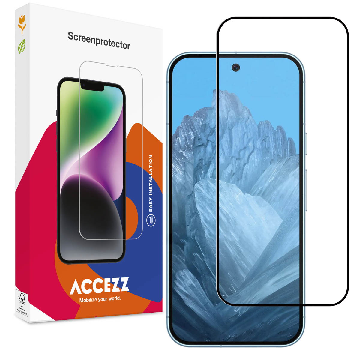 Accezz Protection d'écran en verre trempé Full Cover Google Pixel 11 / 11 Pro / 10 / 10 Pro / 9 / 9 Pro
