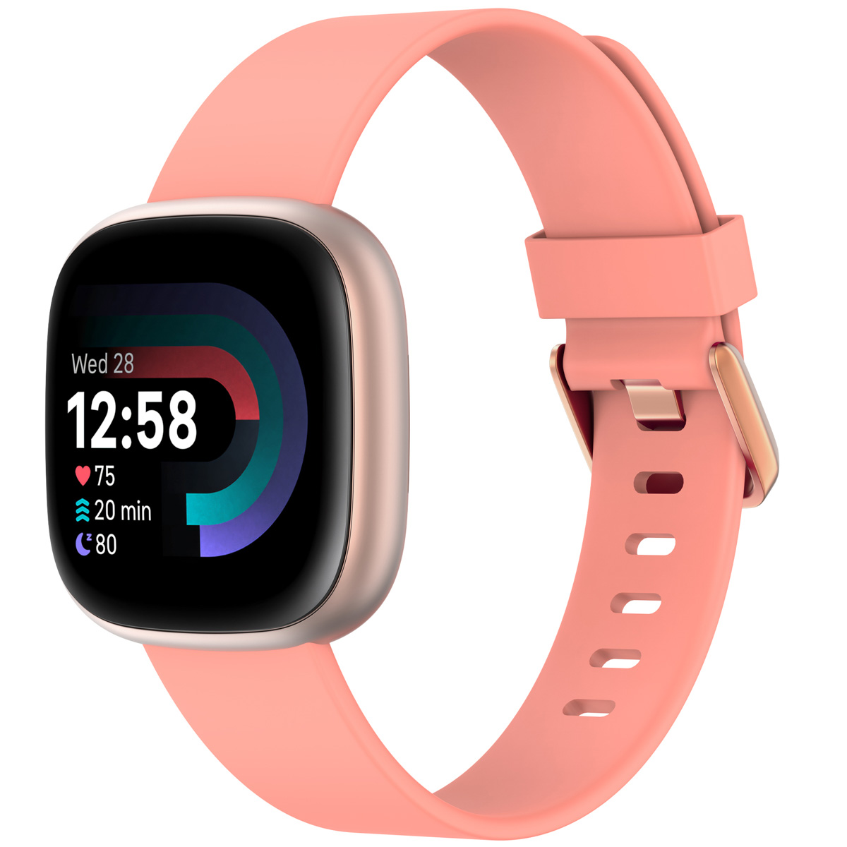 imoshion Bracelet silicone Fitbit Versa / Versa 2 / Versa Lite - Taille S - Grapefruit