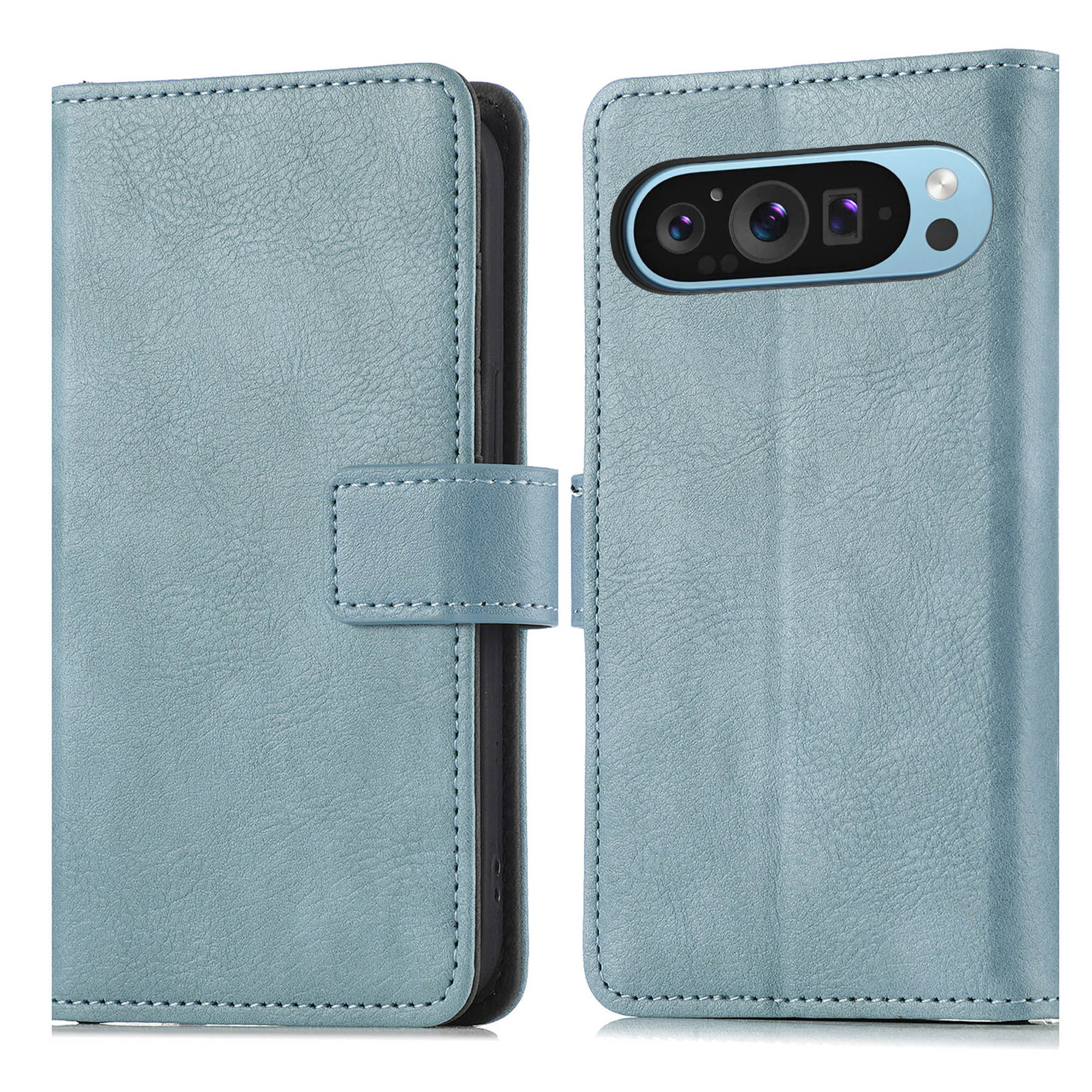 imoshion Luxe Bookcase voor de Google Pixel 9 / 9 Pro - Lichtblauw