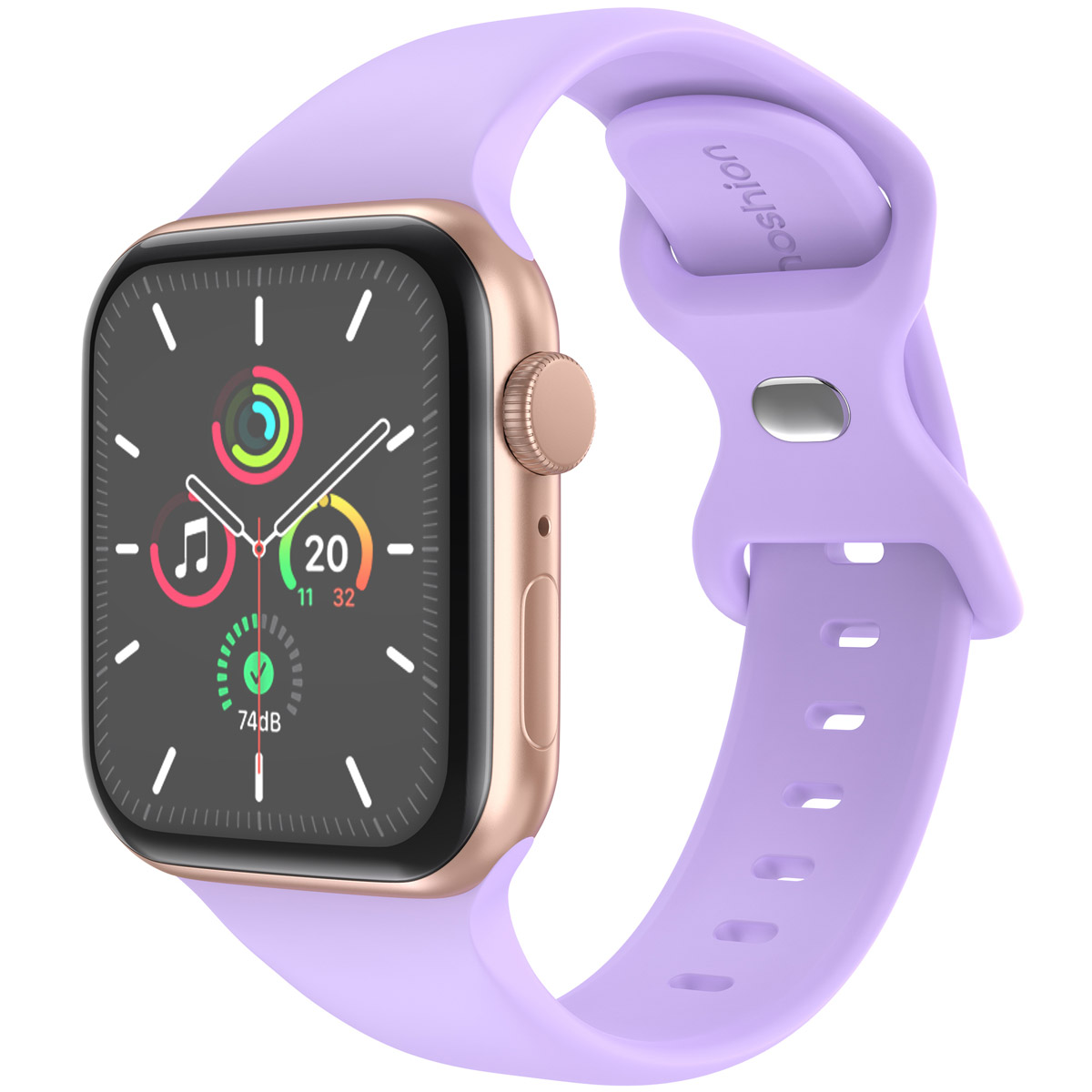 imoshion Bracelet en silicone⁺ Apple Watch | 38/40/41/42 mm - Taille S/M - Lilas