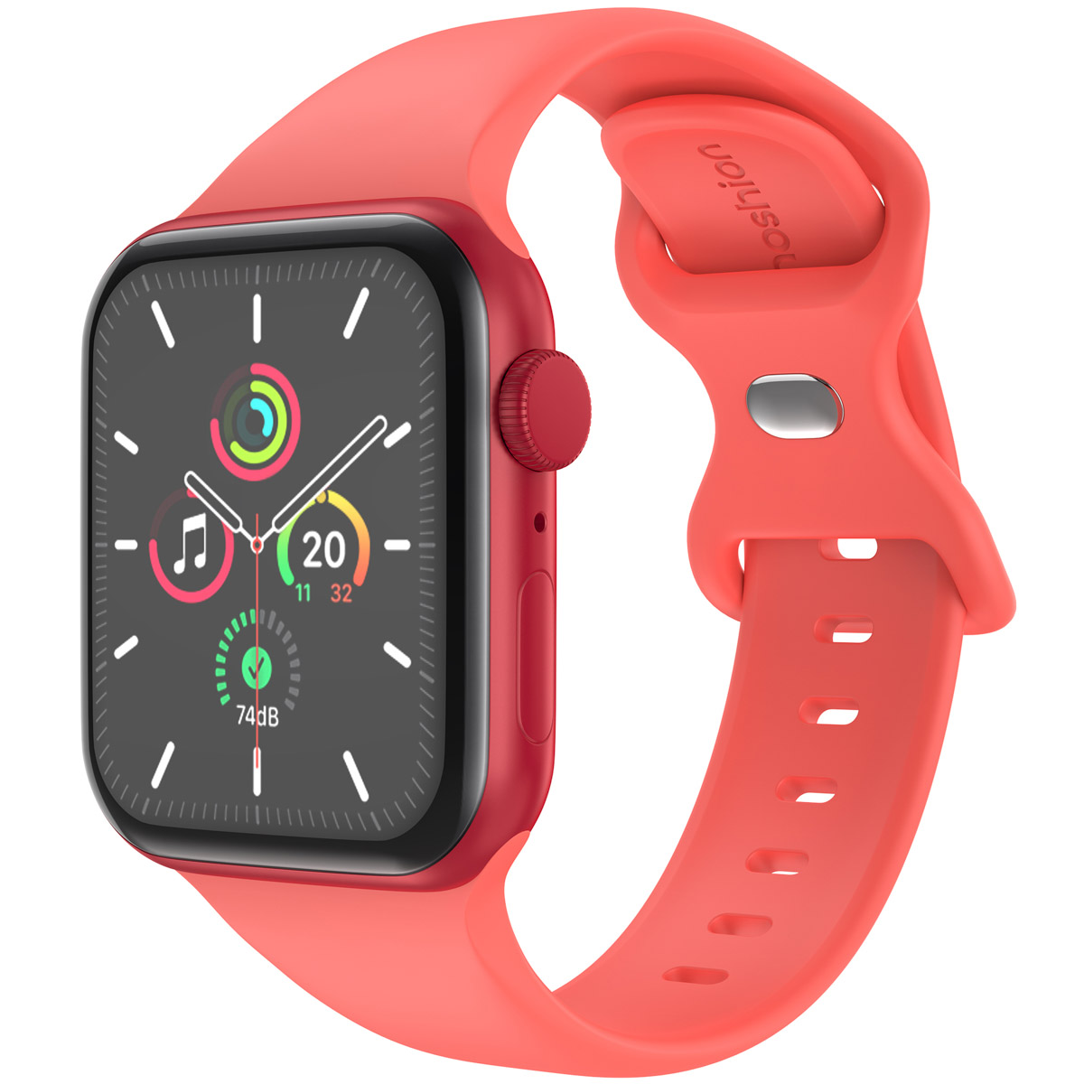 imoshion Bracelet en silicone⁺ Apple Watch | 44/45/46/49 mm - Taille M/L - Coral