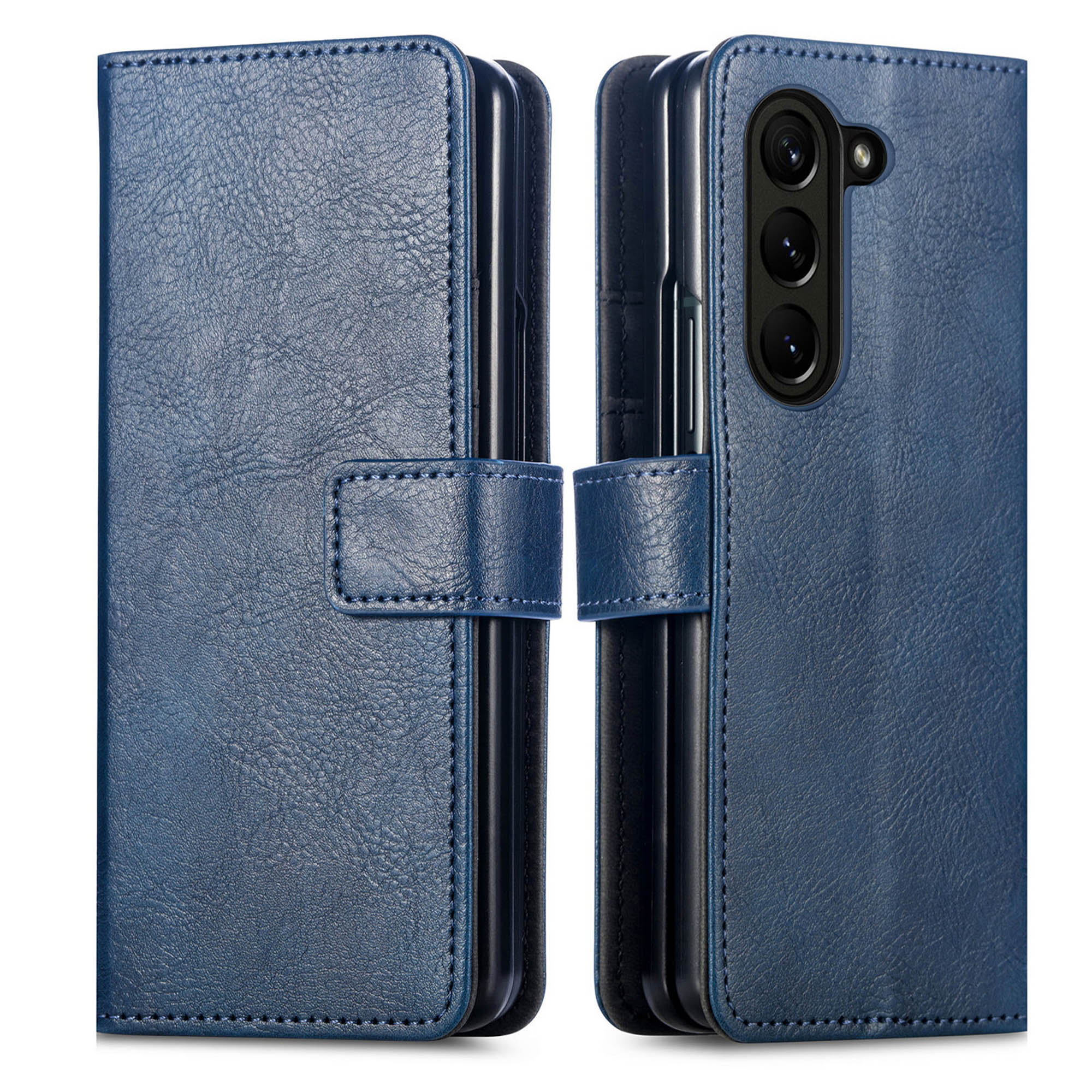 imoshion Luxe Bookcase voor de Samsung Galaxy Z Fold 6 - Donkerblauw
