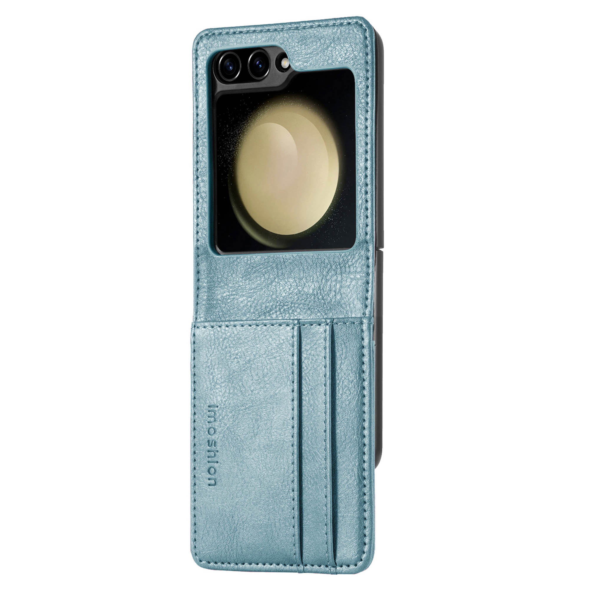imoshion Luxe Bookcase voor de Samsung Galaxy Z Flip 6 - Lichtblauw