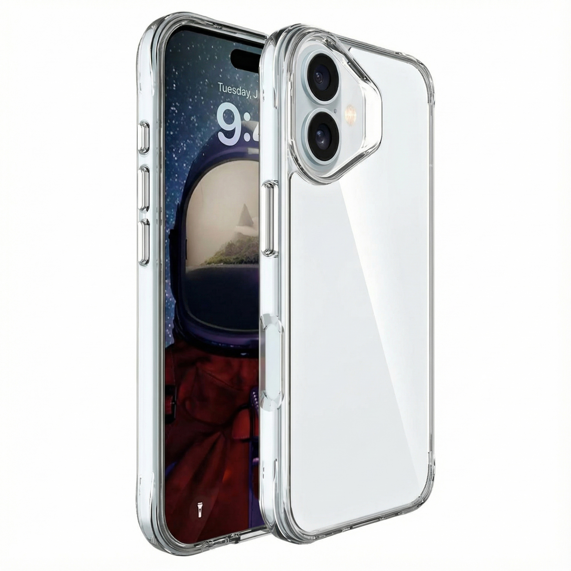 imoshion Coque Rugged Air Apple iPhone 16 Plus - Transparent