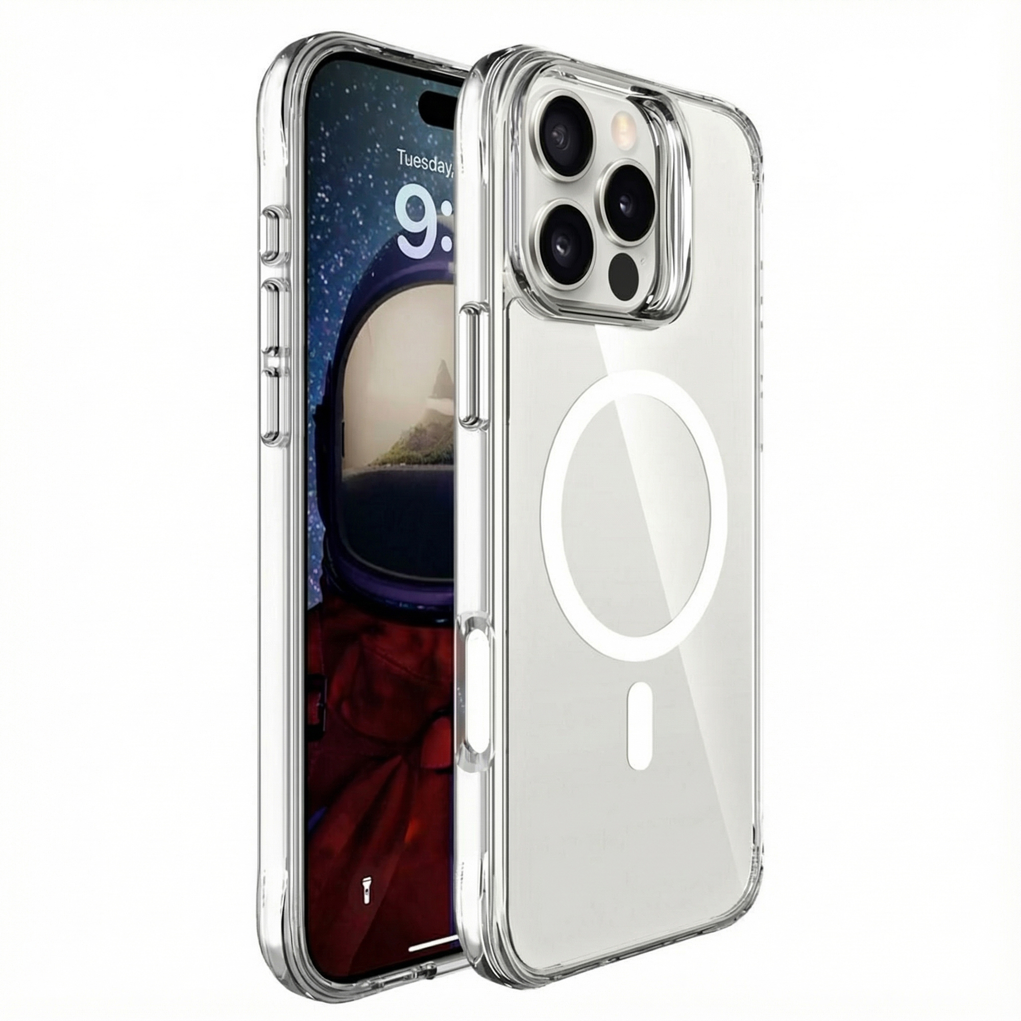 imoshion Rugged Air MagSafe Case voor de Apple iPhone 16 Pro - Transparant
