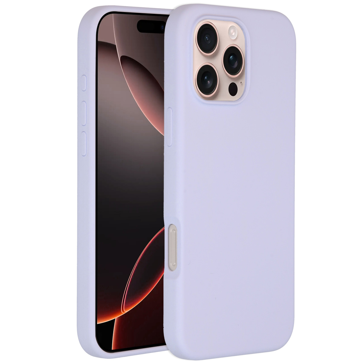 Accezz Coque Liquid Silicone avec MagSafe Apple iPhone 16 Pro Max - Violet