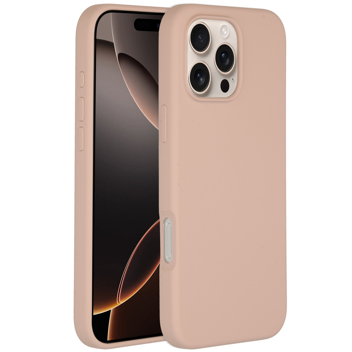 Accezz Coque Liquid Silicone avec MagSafe Apple iPhone 16 Pro Max - Rose