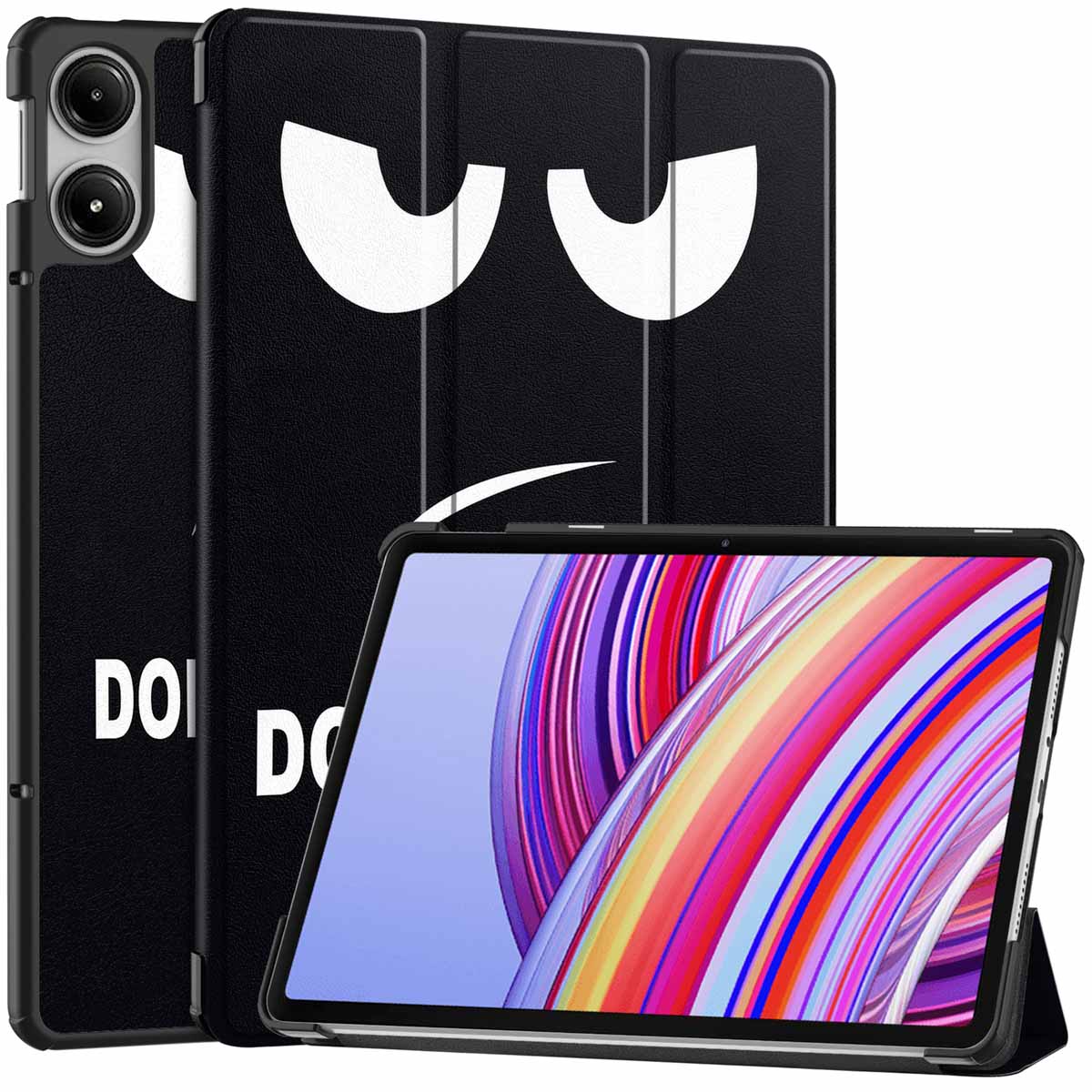 imoshion Coque tablette Design Trifold Xiaomi Redmi Pad Pro / POCO Pad - Don't touch