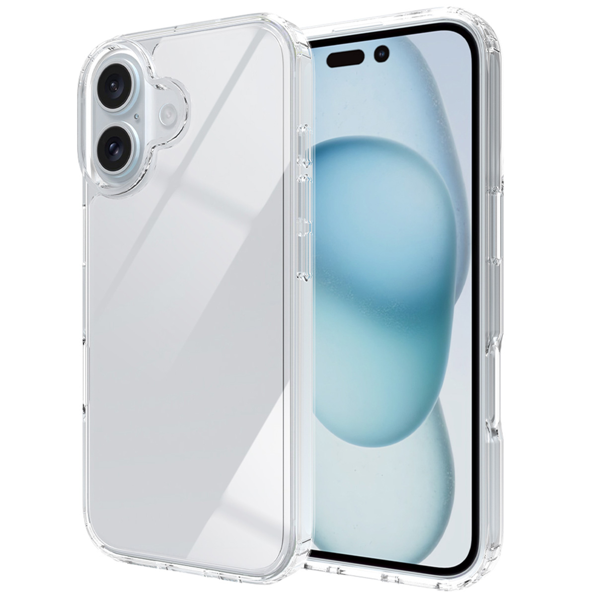 Accezz Xtreme Impact Backcover voor de Apple iPhone 16 - Transparant