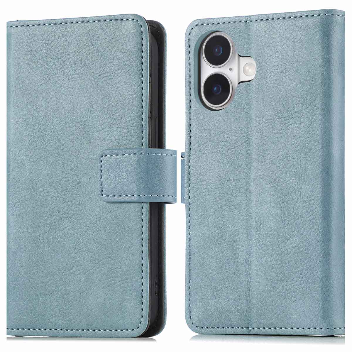imoshion Luxe Bookcase voor de Apple iPhone 16 - Air Blue