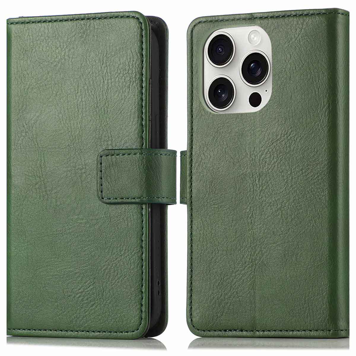 imoshion Luxe Bookcase voor de Apple iPhone 16 Pro Max - Groen