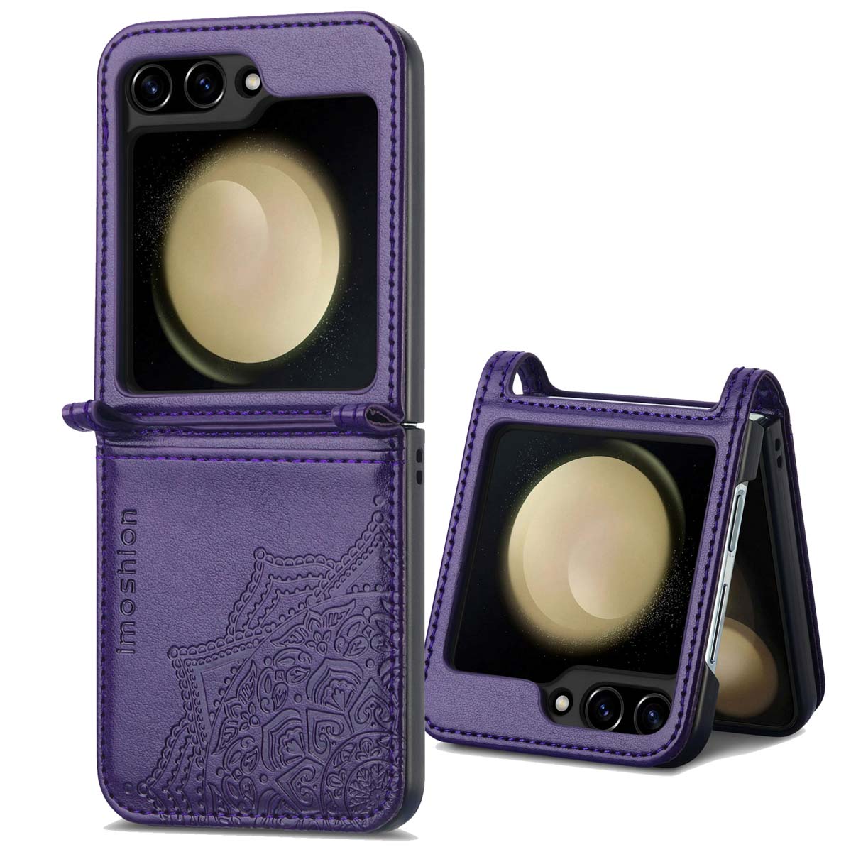 imoshion Mandala Bookcase Samsung Galaxy Z Flip 6 - Violet
