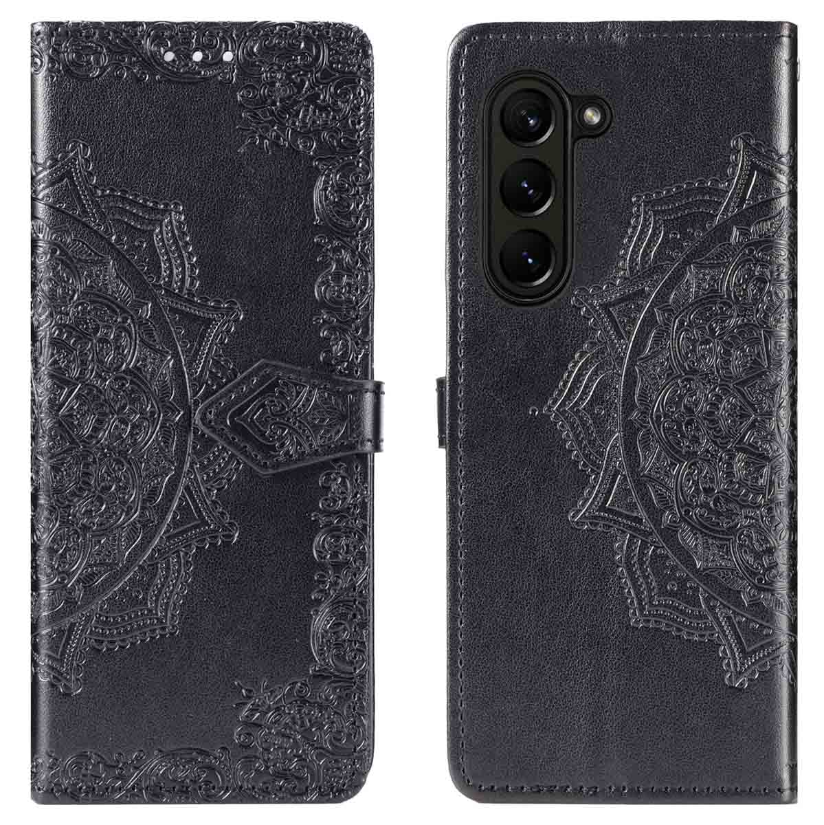 imoshion Mandala Bookcase voor de Samsung Galaxy Z Fold 6 - Zwart