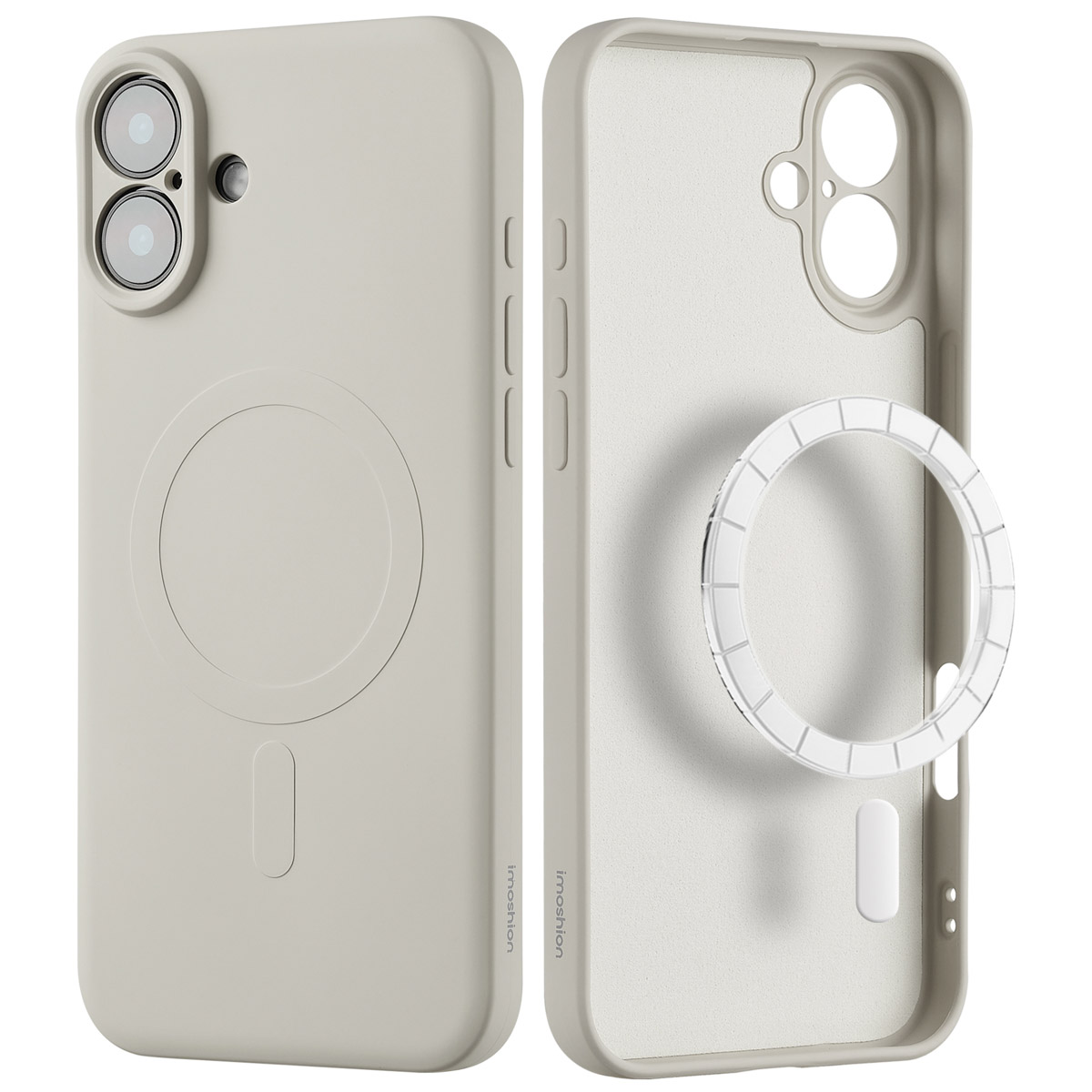imoshion Color Backcover met MagSafe voor de Apple iPhone 16 - Beige