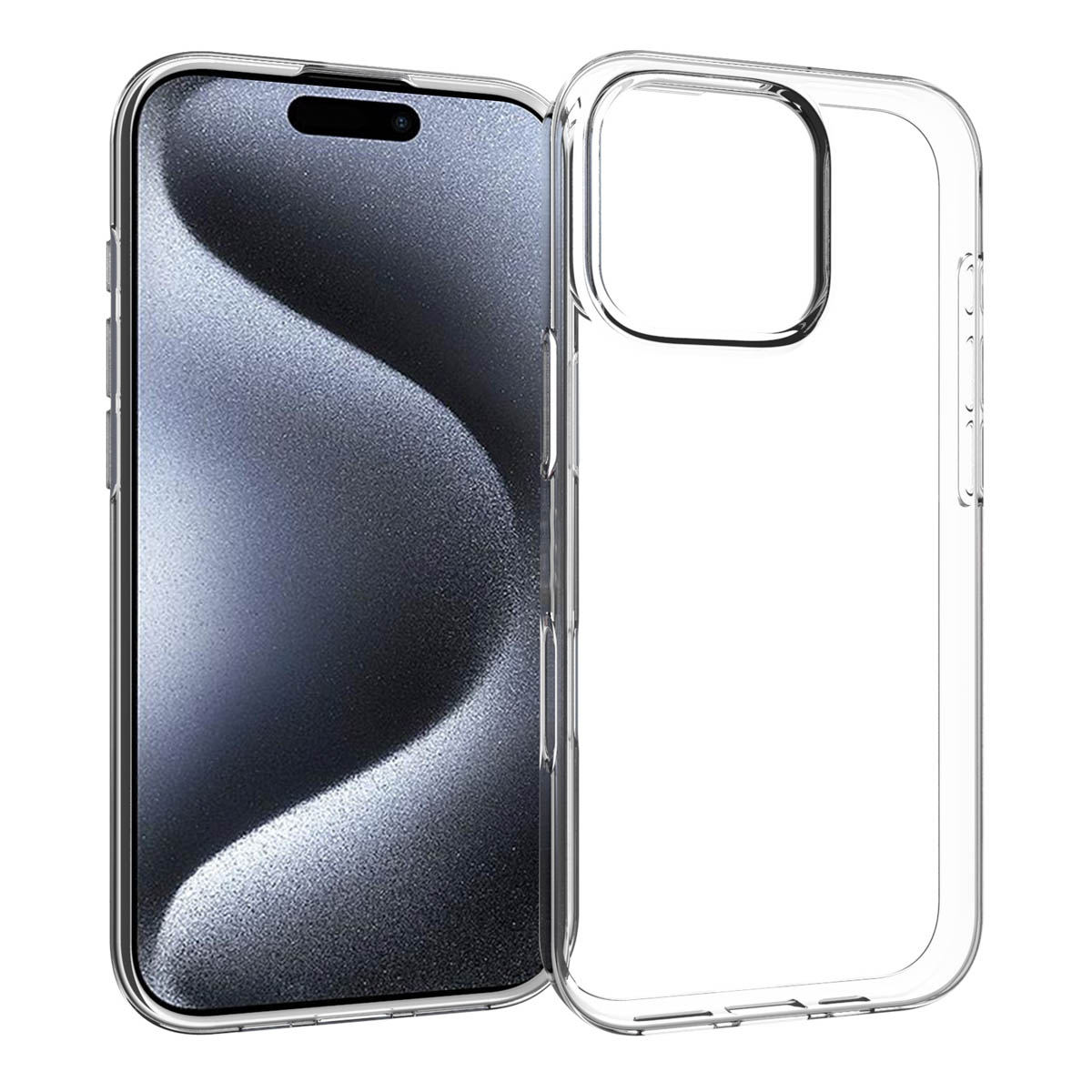 Accezz Clear Backcover voor de Apple iPhone 16 Pro - Transparant