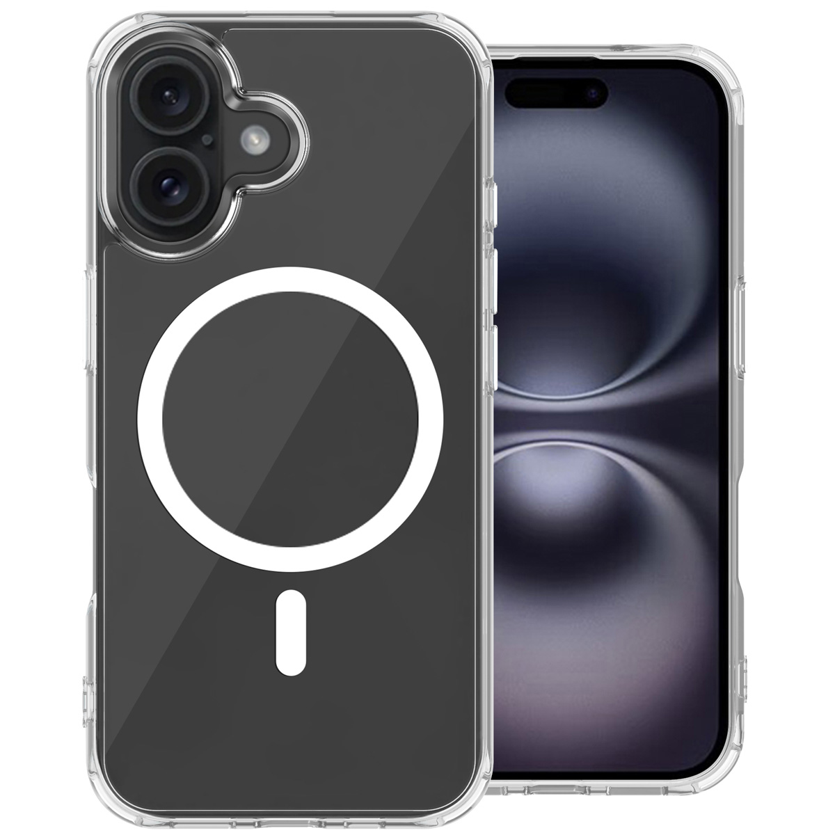 imoshion Backcover met MagSafe voor de Apple iPhone 16 Plus - Transparant