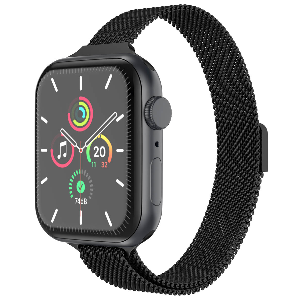 imoshion Bracelet slim Milanese Apple Watch | 38/40/41/42 mm - Noir