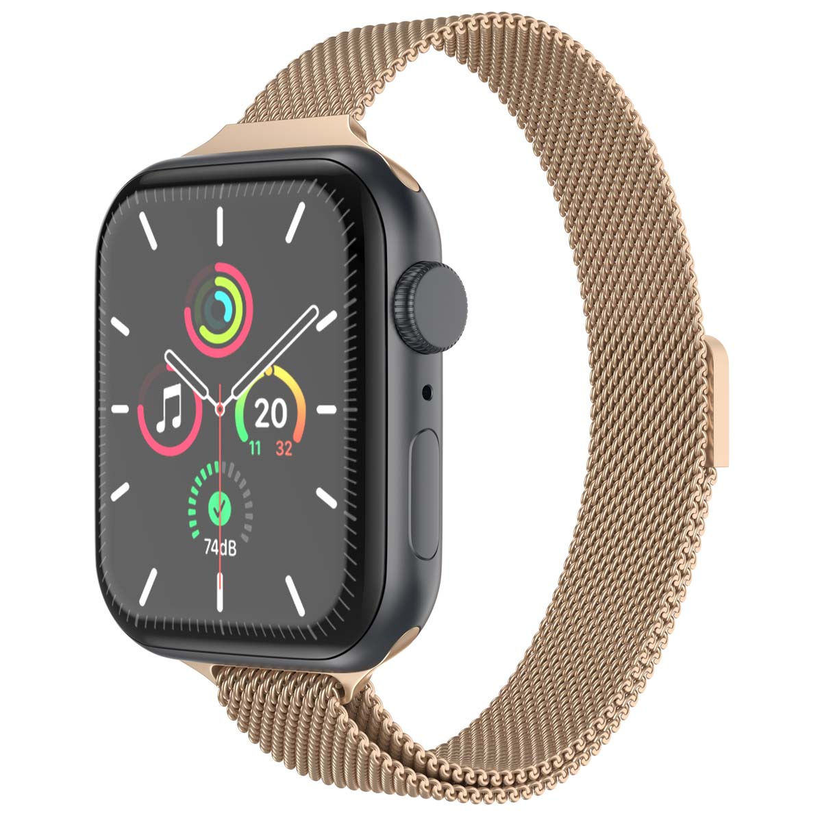 imoshion Bracelet slim Milanese Apple Watch | 38/40/41/42 mm - Rose Doré