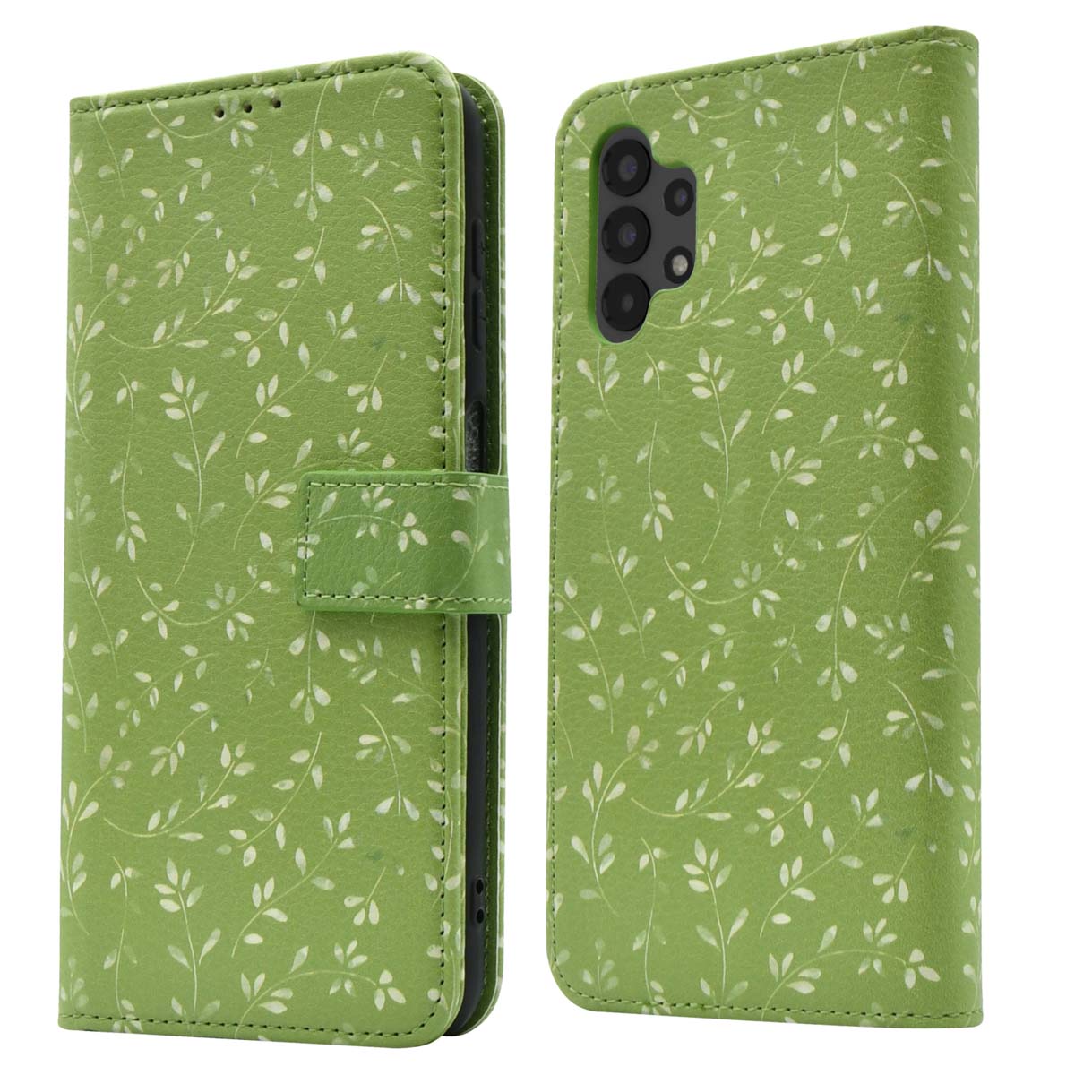 imoshion Design Bookcase voor de Samsung Galaxy A13 (4G) - Green Flowers