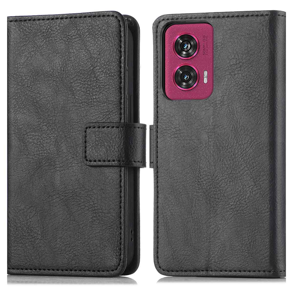 imoshion Luxe Bookcase voor de Motorola Edge 50 Fusion - Zwart