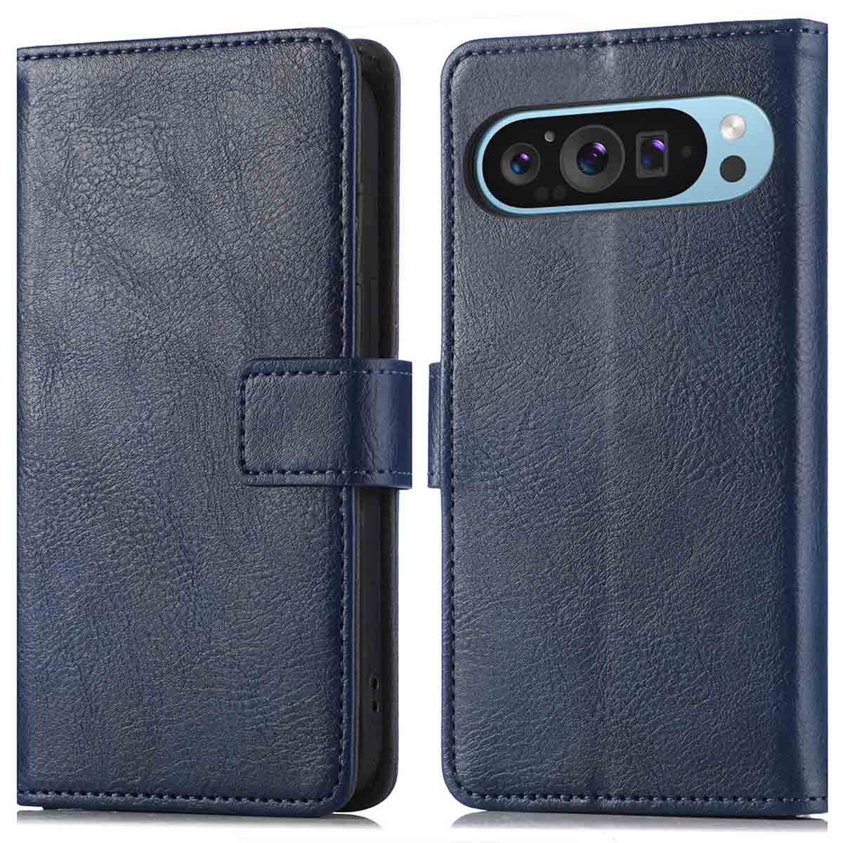 imoshion Luxe Bookcase voor de Google Pixel 9 Pro XL - Donkerblauw
