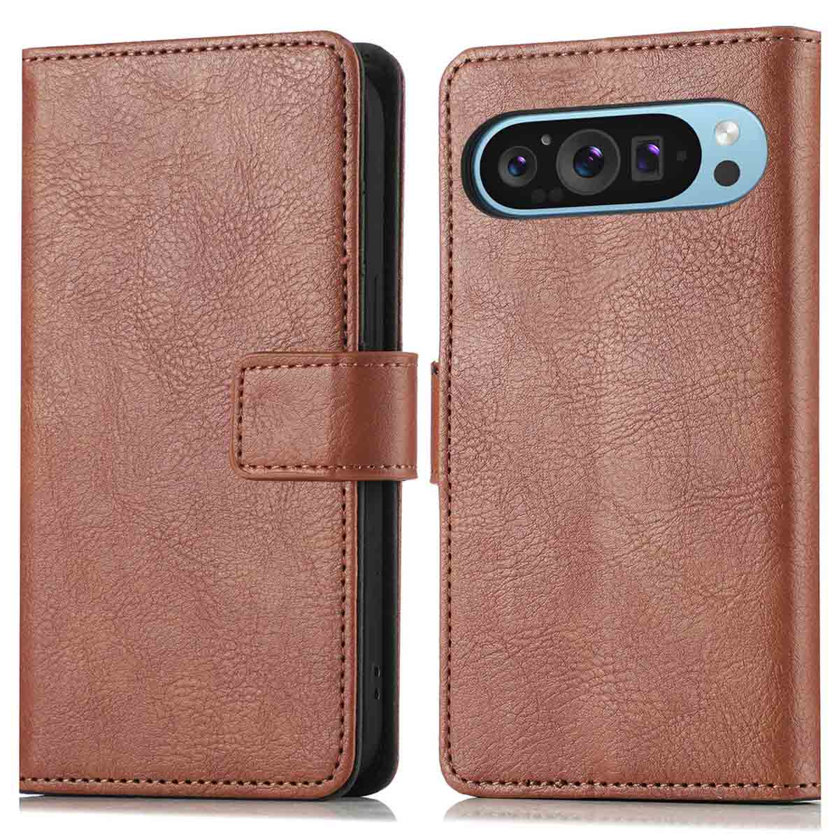 imoshion Luxe Bookcase voor de Google Pixel 9 Pro XL - Bruin