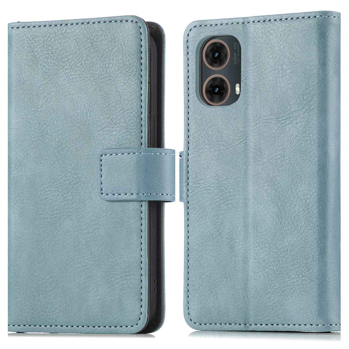 imoshion Luxe Bookcase voor de Motorola Moto G85 - Lichtblauw