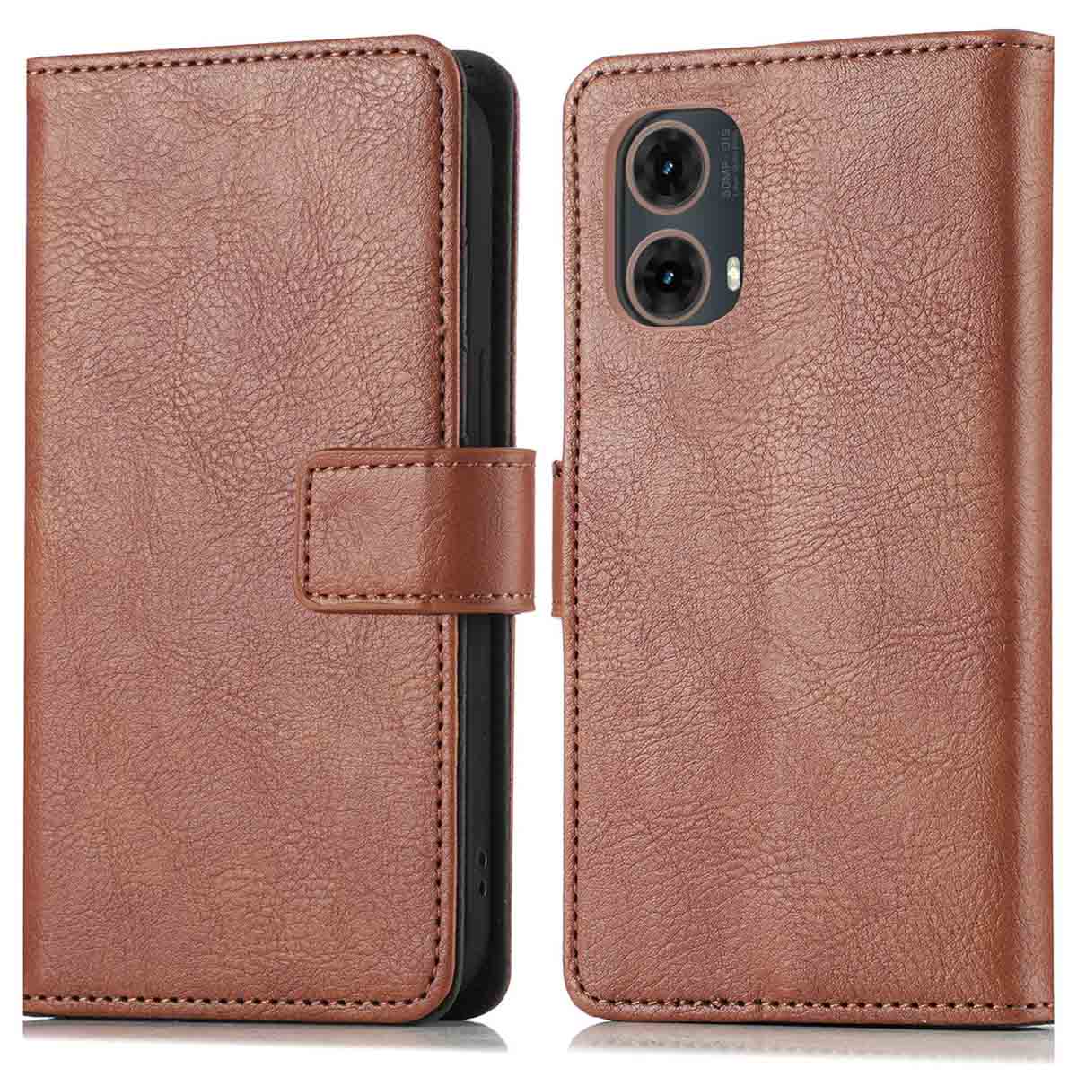 imoshion Luxe Bookcase voor de Motorola Moto G85 - Bruin