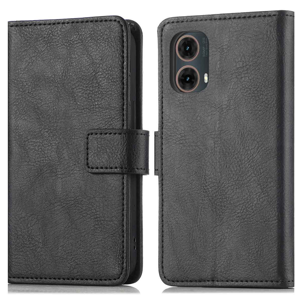 imoshion Luxe Bookcase voor de Motorola Moto G85 - Zwart