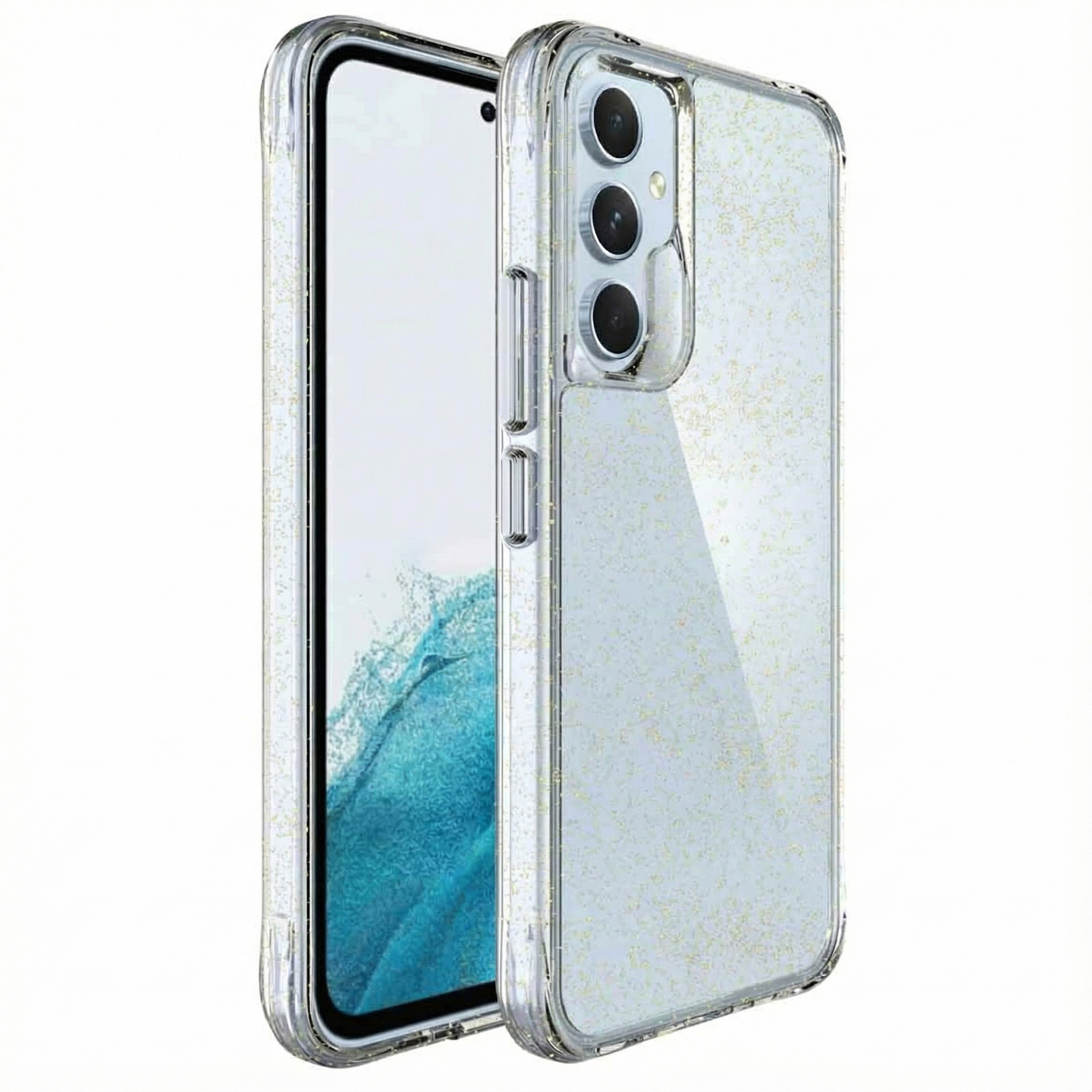 imoshion Clear Glitter Backcover voor de Samsung Galaxy A54 (5G) - Goud