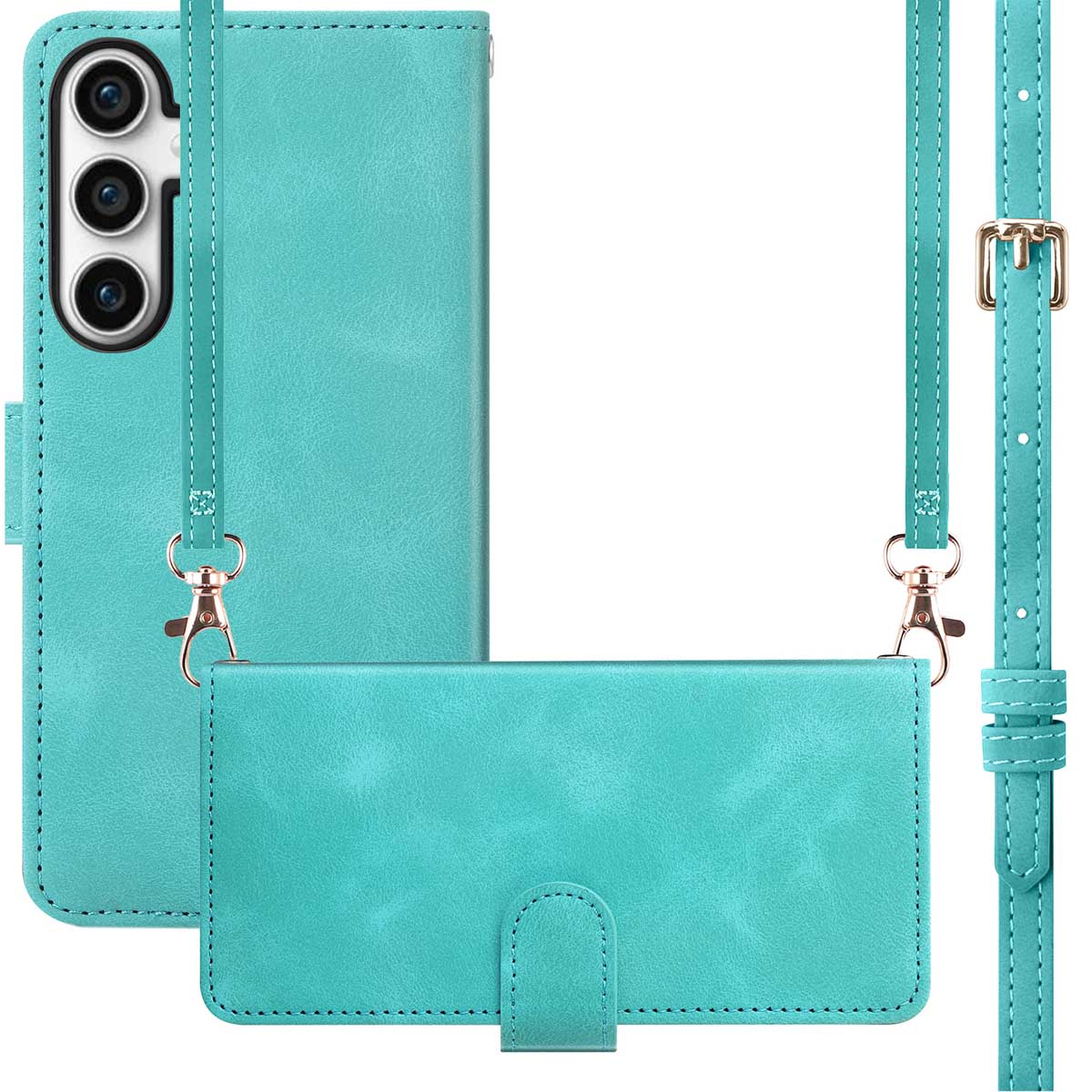 imoshion Bookcase met koord voor de Samsung Galaxy S23 FE - Turquoise