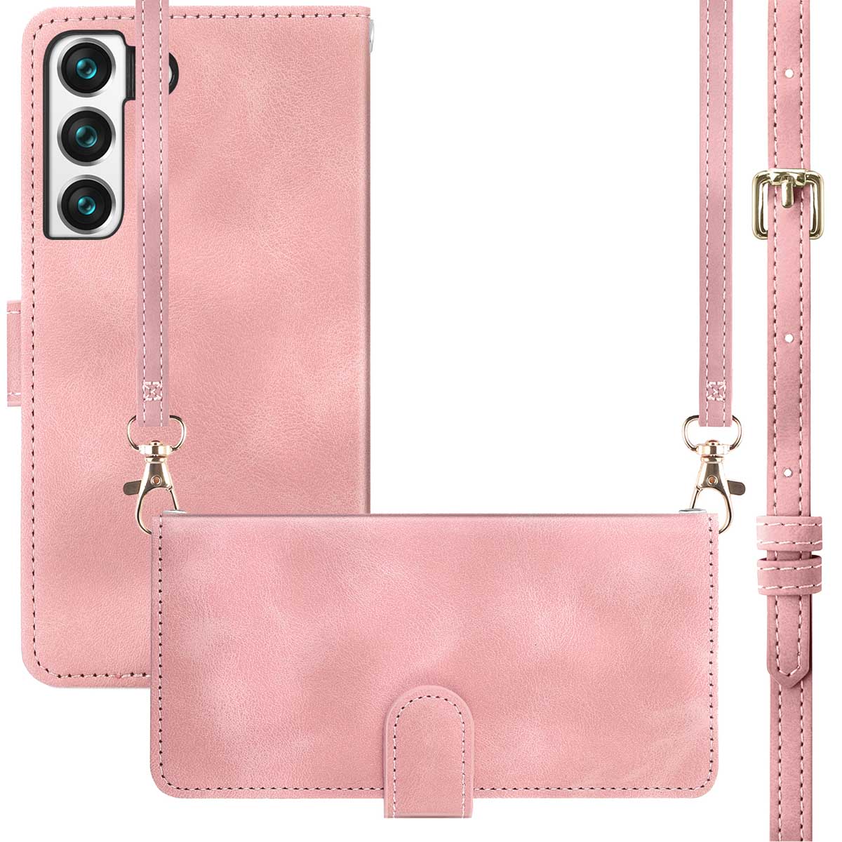 imoshion Bookcase met koord voor de Samsung Galaxy S21 FE - Roze