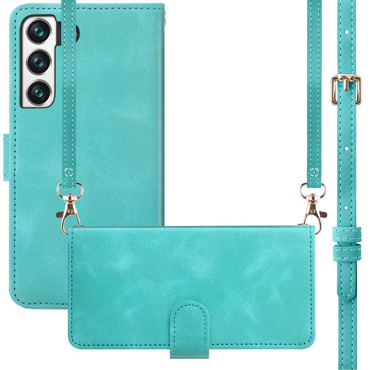 imoshion Bookcase met koord voor de Samsung Galaxy S22 - Turquoise
