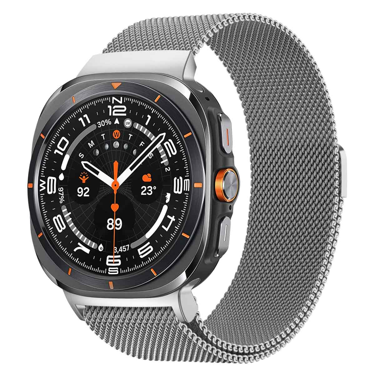 imoshion Bracelet magnétique milanais Samsung Galaxy Watch Ultra 2 (2026) / Ultra (2024/2025) - Argent