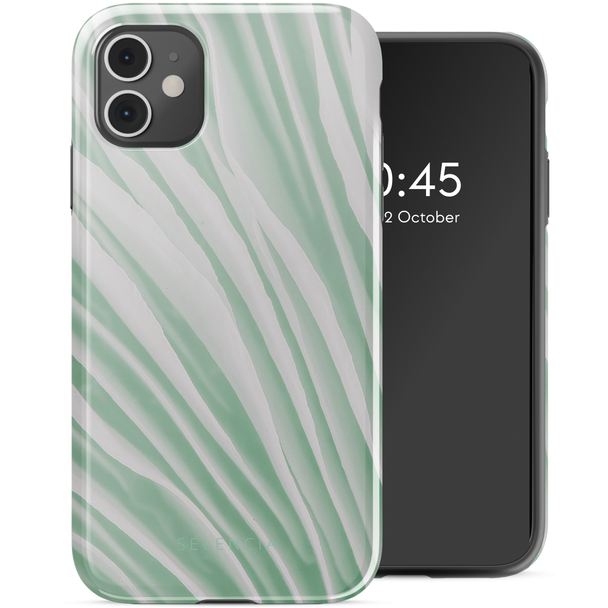 Selencia Coque arrière Vivid Apple iPhone 11 - Nature Grayed Jade