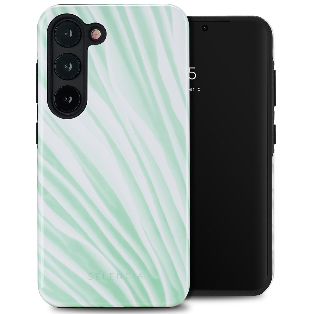 Selencia Coque arrière Vivid Samsung Galaxy S23 - Nature Grayed Jade