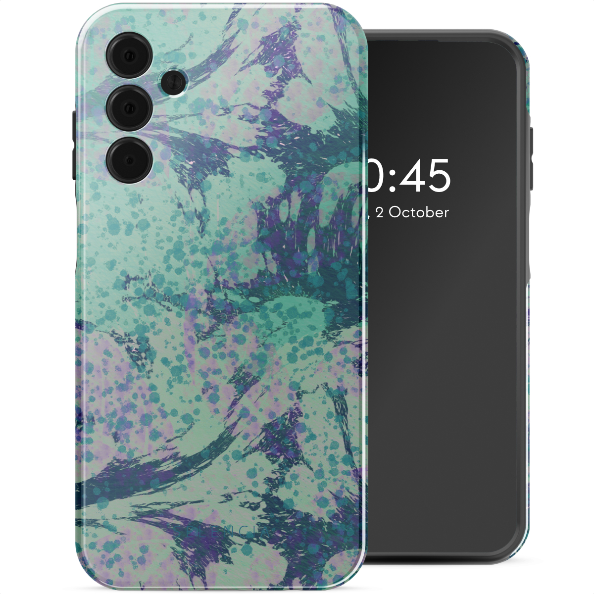 Selencia Coque arrière Vivid Samsung Galaxy A15 (5G) - Fresh Paint Green