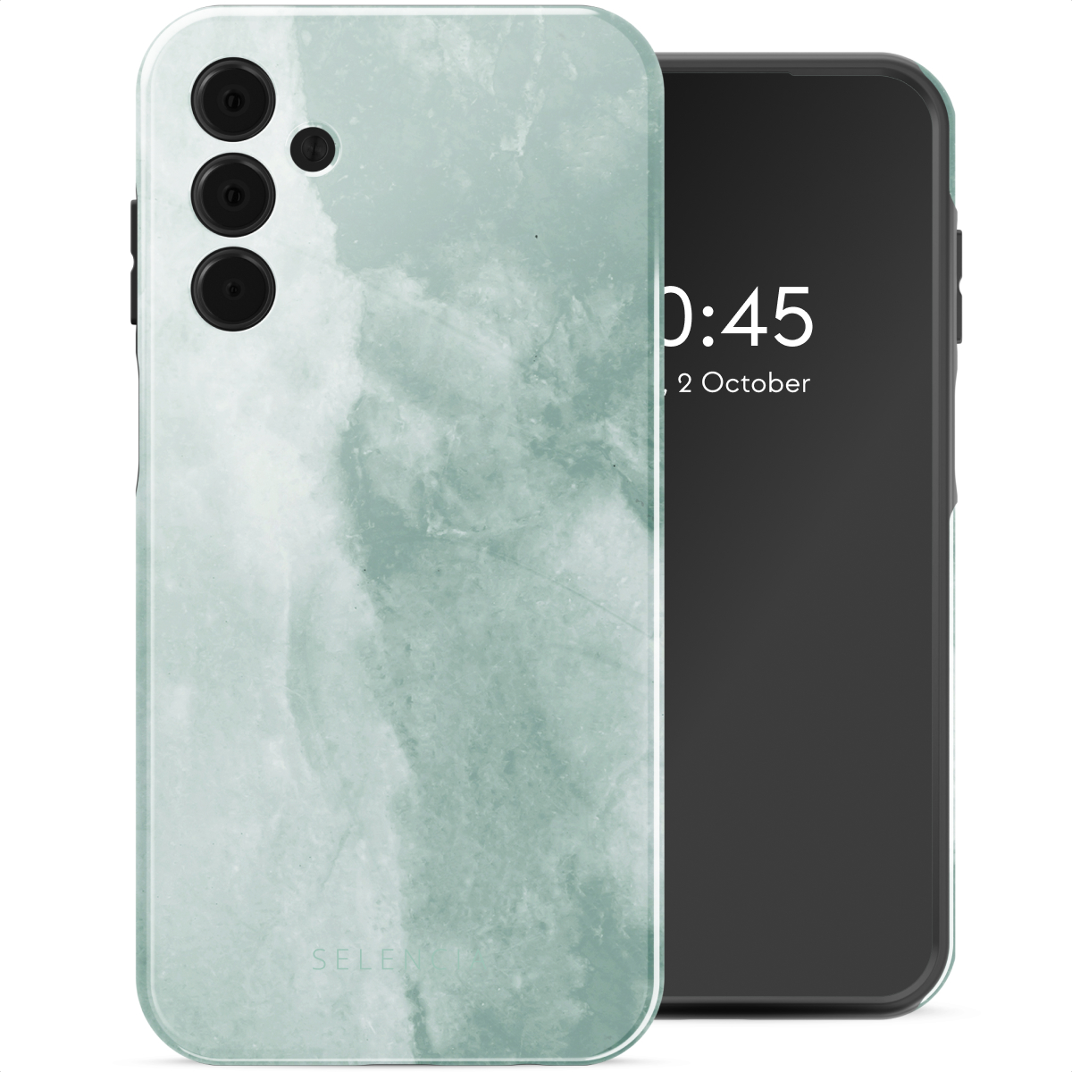 Selencia Coque arrière Vivid Samsung Galaxy A15 (5G) - Marble Grayed Jade
