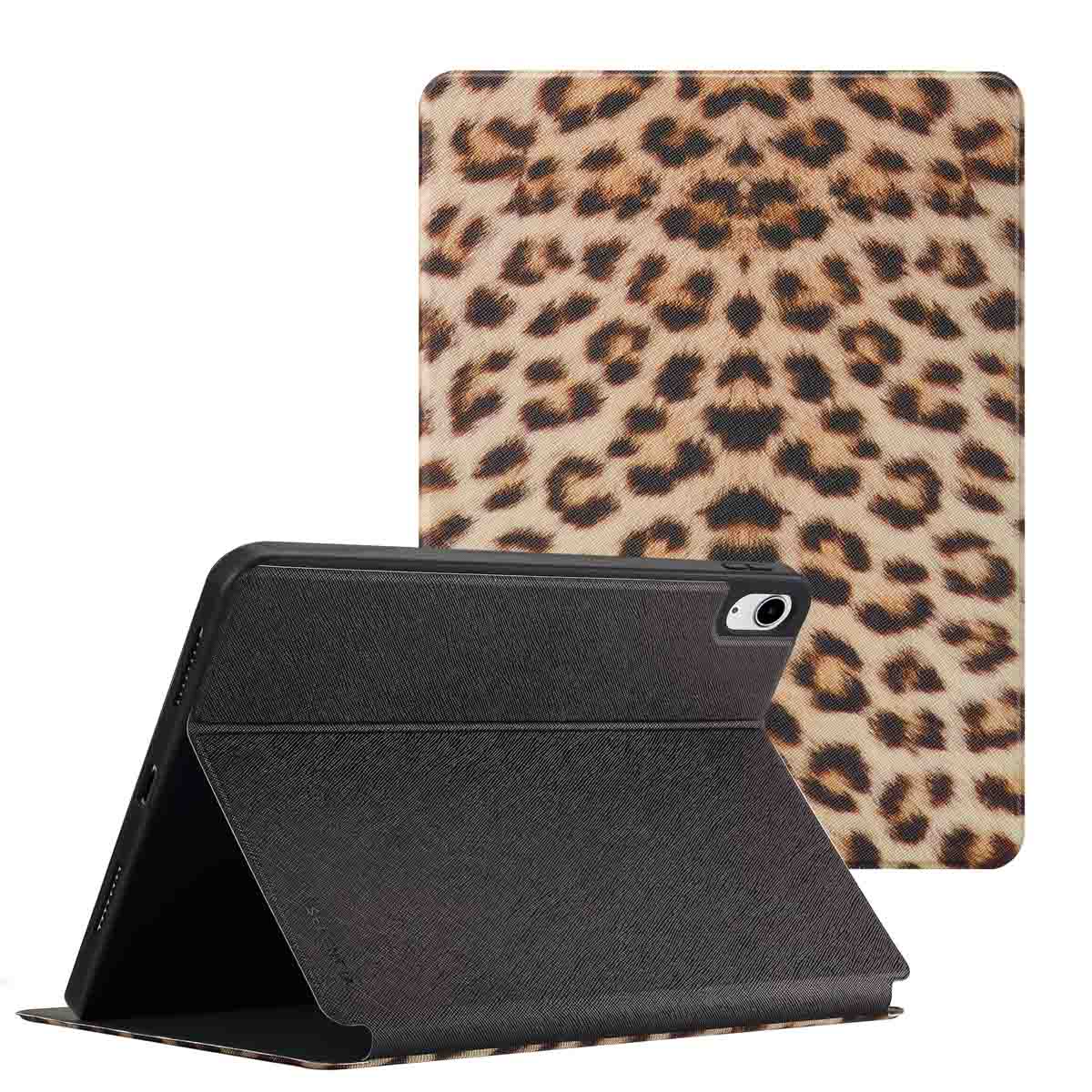 Selencia Vivid tablethoes voor de Apple iPad 11 (2025) 11 inch A16 / iPad 10 (2022) 10.9 inch - Wild Leo