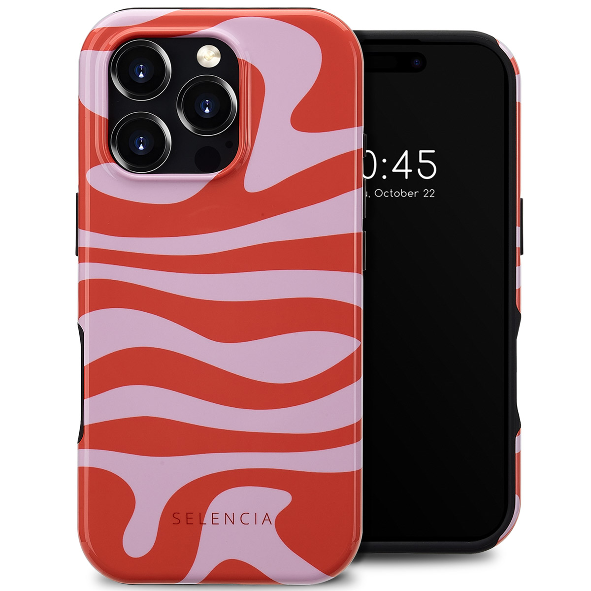 Selencia Coque arrière Vivid avec MagSafe Apple iPhone 16 Pro - Dream Swirl Pink