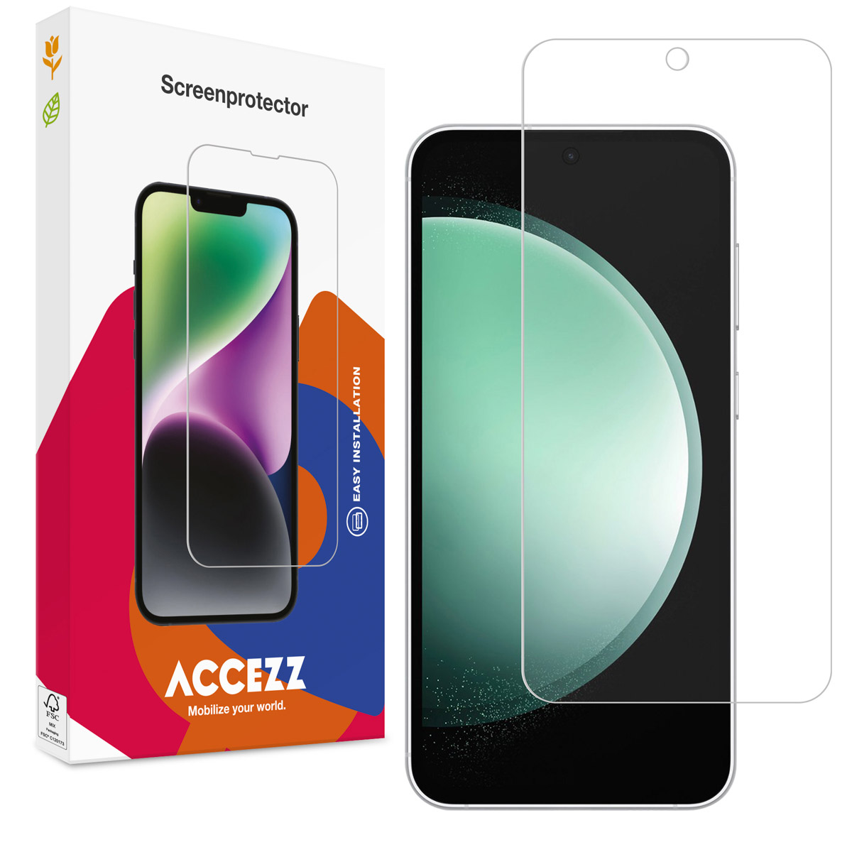 Accezz Gehard Glas Screenprotector voor de Samsung Galaxy S24 FE / A36 / A37 / A56