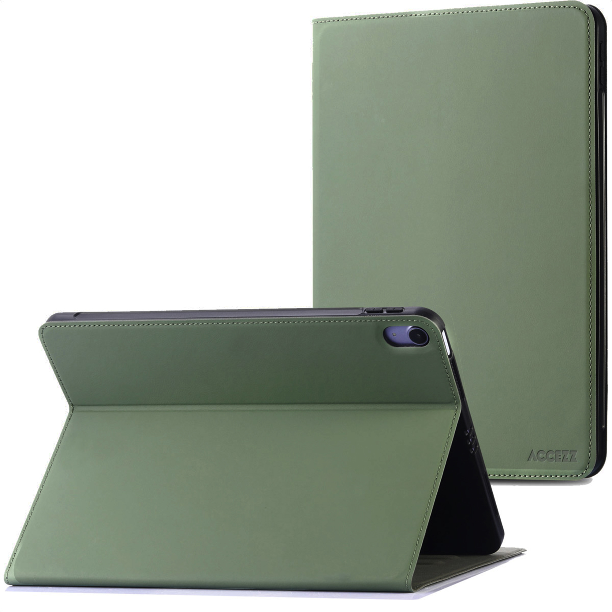Accezz Classic Tablet Case voor de Apple iPad 11 (2025) 11 inch A16 / iPad 10 (2022) 10.9 inch - Groen