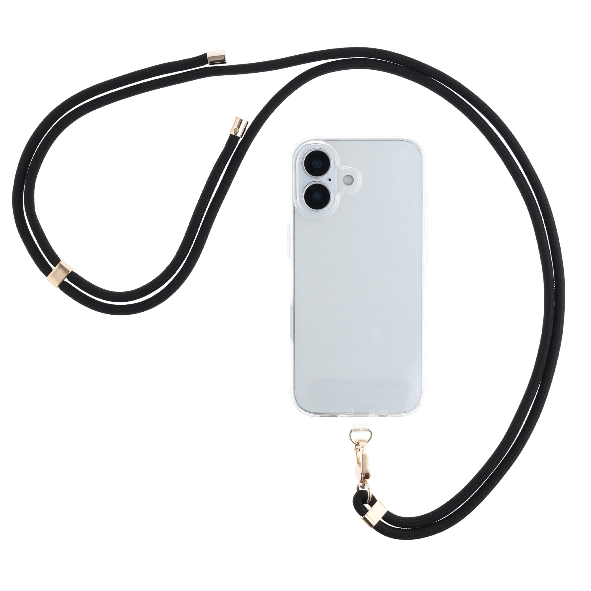 Selencia Universeel telefoonkoord - Zwart