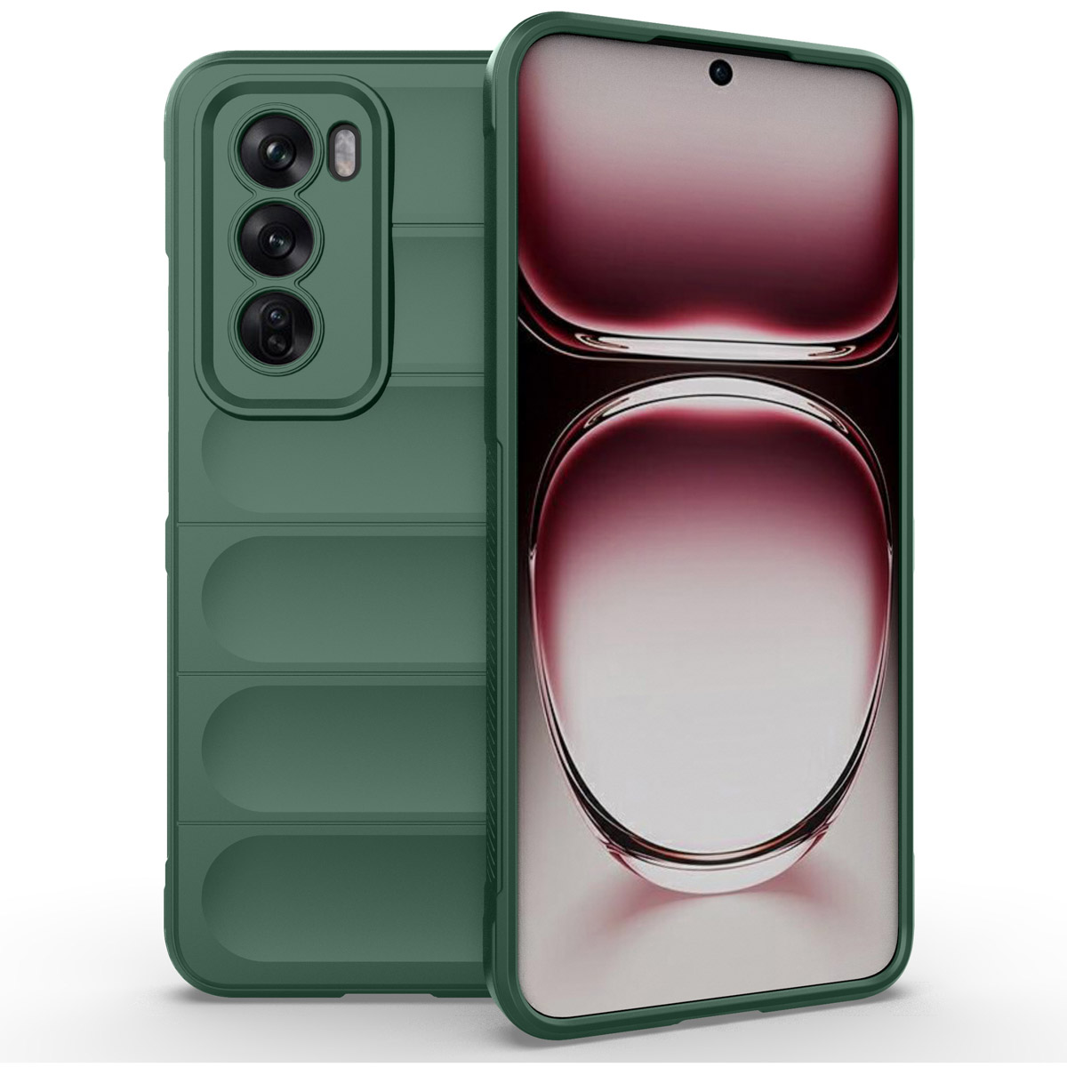imoshion EasyGrip Backcover Oppo Reno 12 - Vert foncé